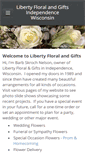 Mobile Screenshot of liberty-floral.com